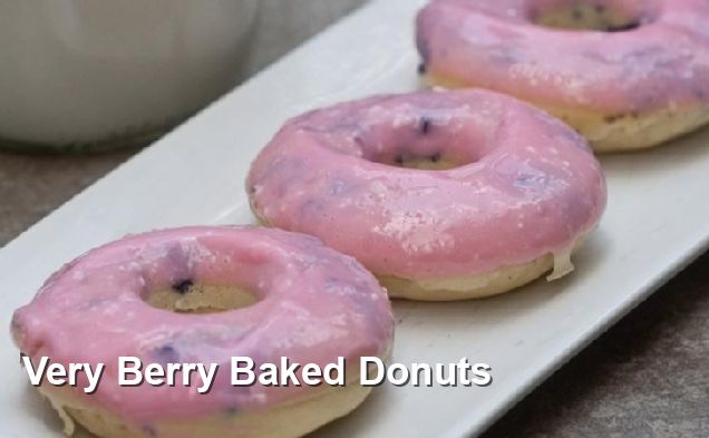 Very Berry Baked Donuts Lacto Ovo Vegetarian Recipes