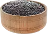 black quinoa or black rice, cooked