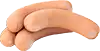 bratwursts or 1 lb knockwurst, precooked and thinly sliced into disks