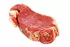New York strip steak, trimmed of excess fat