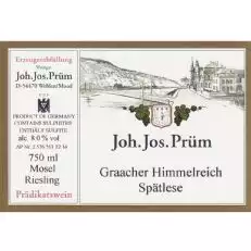 J.J. Prum Graacher Himmelreich Spatlese Riesling