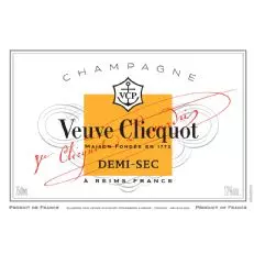 Veuve Clicquot Demi-Sec ( half-bottle)