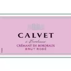 Calvet Cremant डे बोर्डो ब्रुत गुलाब