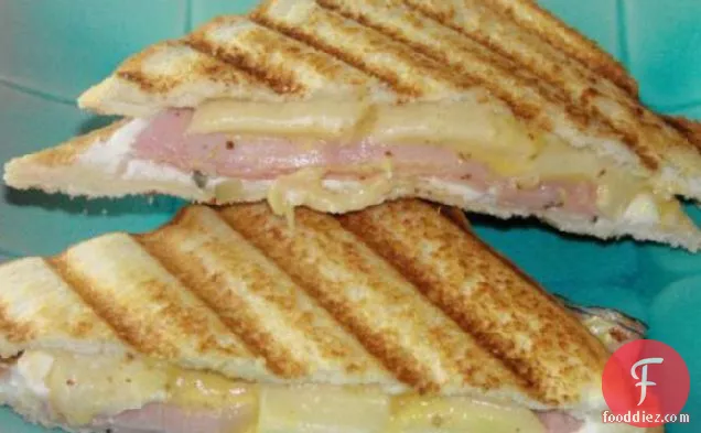 Decadent Grilled Ham and Cheese Sandwich
