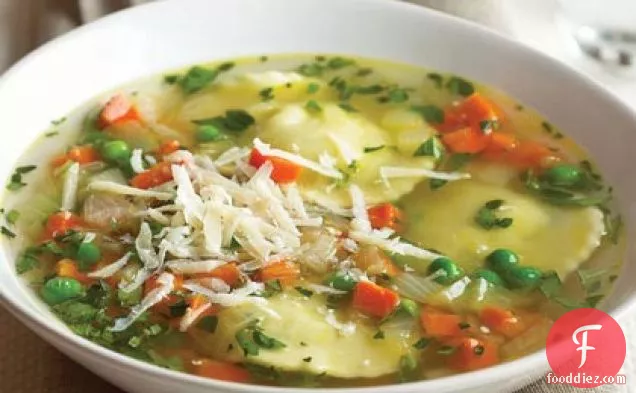 हर्ब रैवियोली सूप