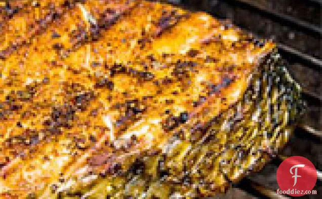 Grilling: Striped Bass with Roasted Salsa