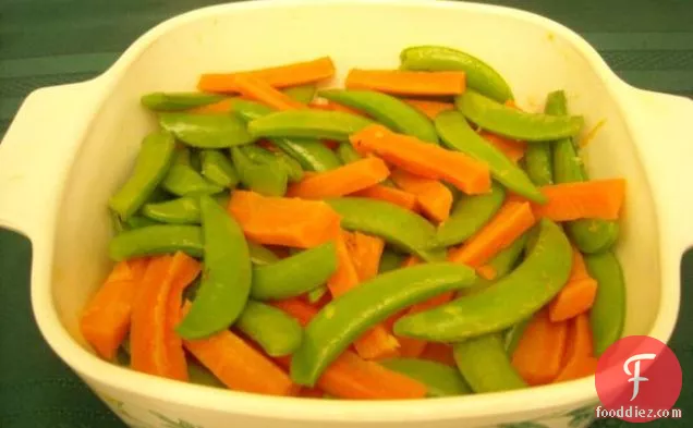 Carrots and Sugar Snap Peas