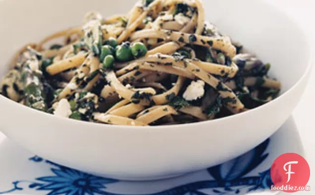 Pasta with Green Vegetables and Herbs
