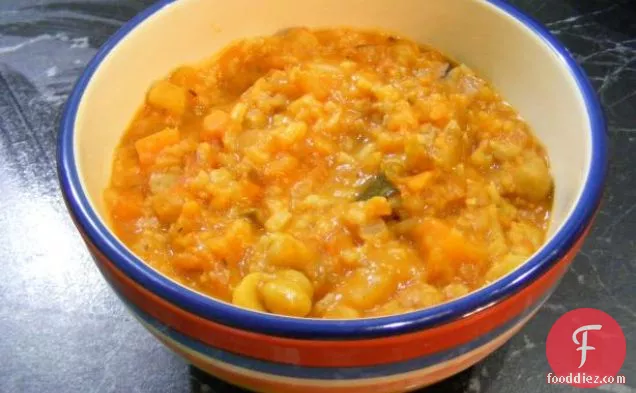 शोरबा बैधा-अल्जीरियाई चिकन सूप।