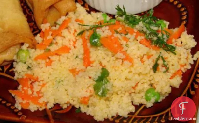 गाजर और सीताफल कूसकूस