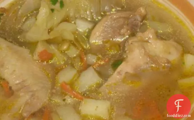 अगुआडो डी गैलिना या चिकन चावल का सूप