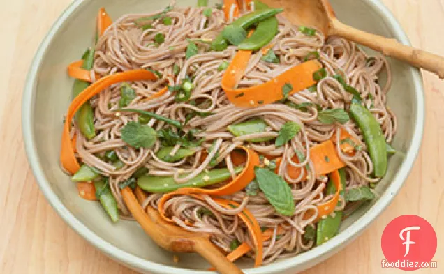 Soba Noodles with Vegetables and Mint