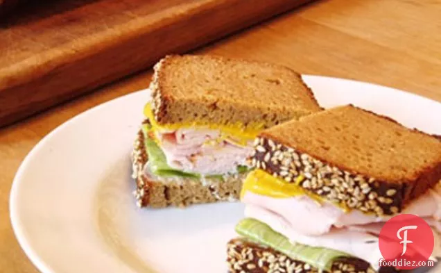Gluten-Free Sesame Sandwich Bread