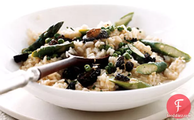 Risotto with Asparagus and Morel Ragoût