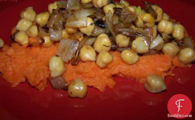 Root Vegetable Mash With Caramelized Onions