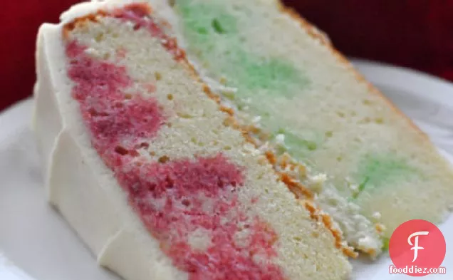 Holiday Jell-O Poke Cake