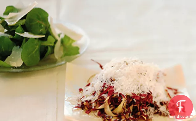 Shredded Radicchio with Parmigiano-Reggiano