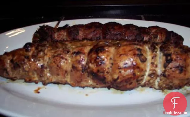 चोरिज़ो भरवां पोर्क टेंडरलॉइन