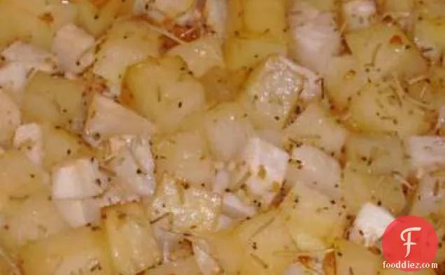 Crispy Midwest Potatoes and Turnips