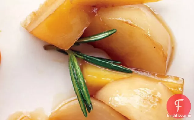 Glazed Turnips and Parsnips with Maple Syrup
