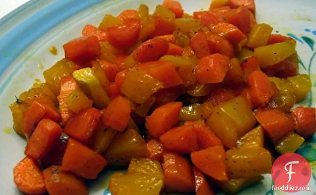 Maple Roasted Root Vegetables