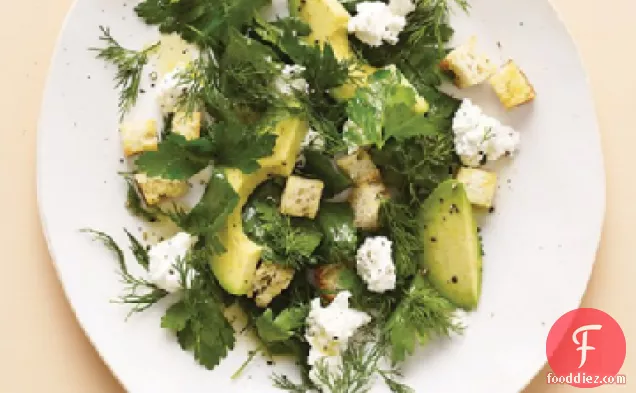Avocado Salad with Farmer Cheese Recipe
