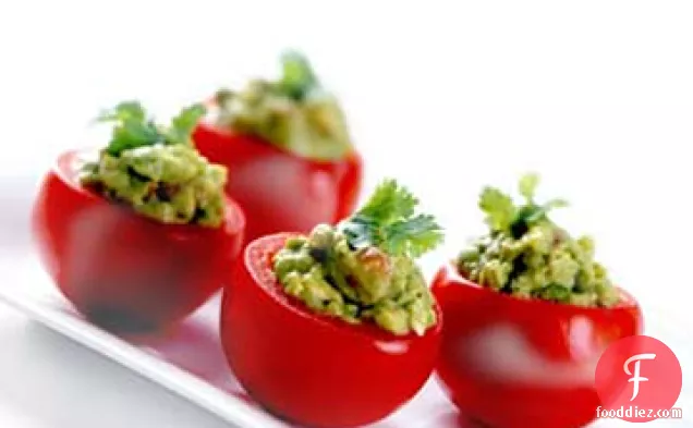 Tomatoes Stuffed with Guacamole