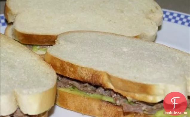 Mexican Open Faced Sandwich