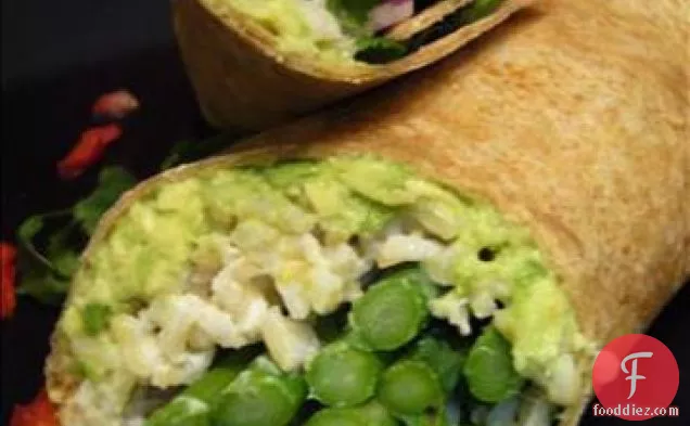 Asparagus and Avocado Wraps