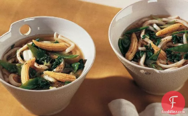 Hot-and-Sour Udon Noodle Soup