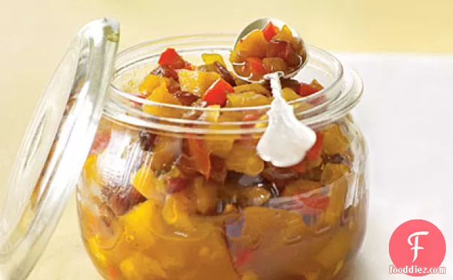 Curried Pineapple and Stone Fruit Chutney