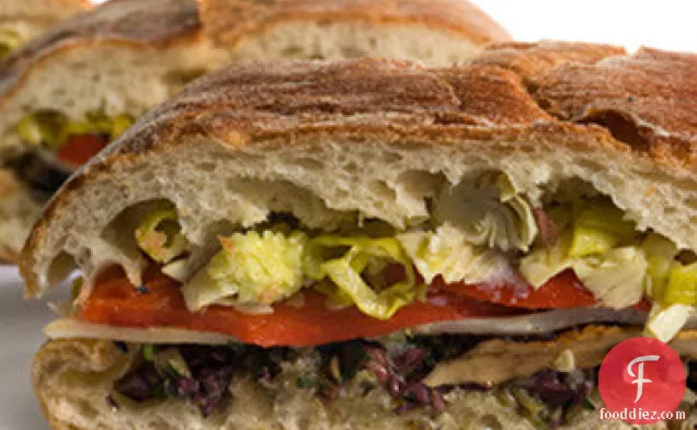 Vegetarian Muffuletta Recipe