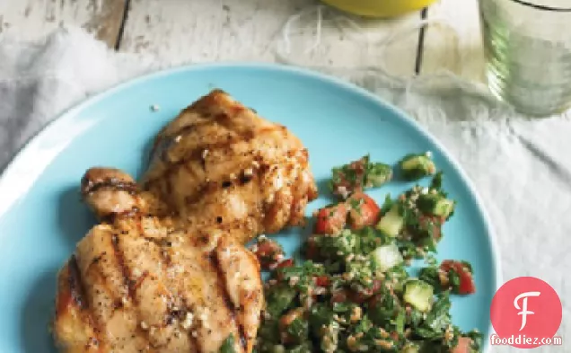 Grilled Lemon Chicken with Tabbouleh