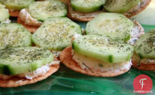 Cucumber and Cream Cheese Appetizers
