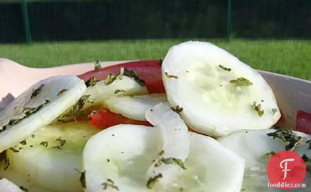 Pressed Cucumber Salad (Pressgurka)
