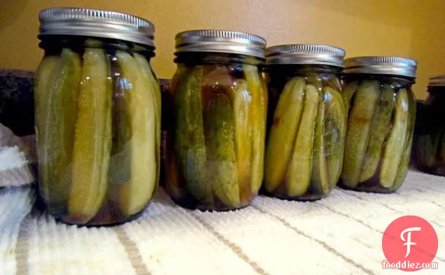 Stevia Sweet Pickles for Canning