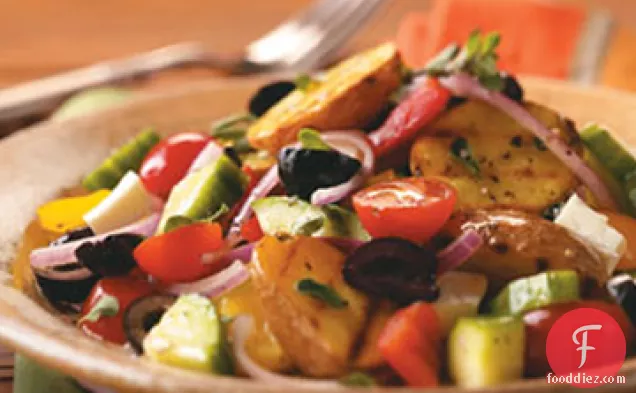 Grilled Greek Potato Salad Recipe