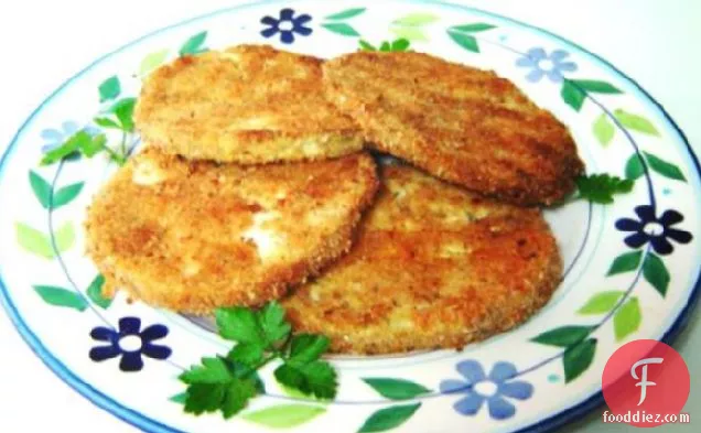 Oven-Fried Eggplant Cutlets