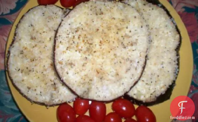 Oven Baked Panko Breaded Eggplant