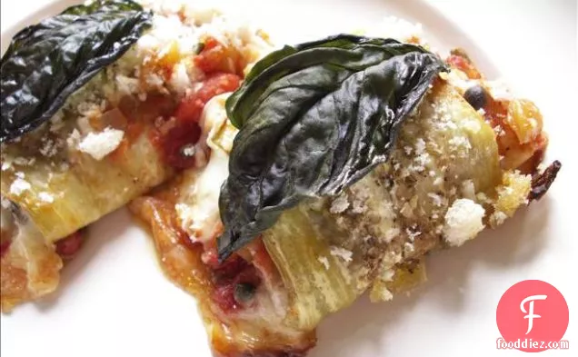 Light Eggplant / Zucchini Parmigiana