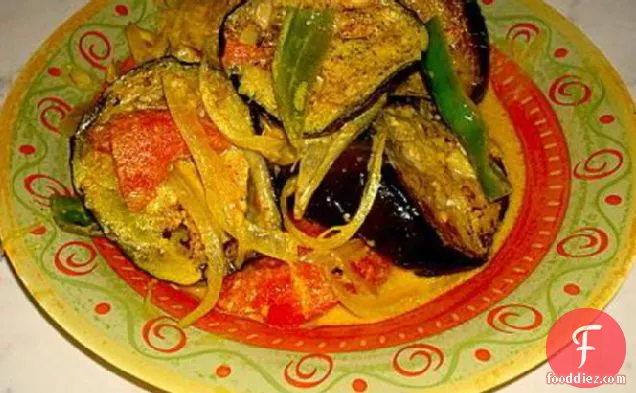 Aubergine (Eggplant) Curry (2)