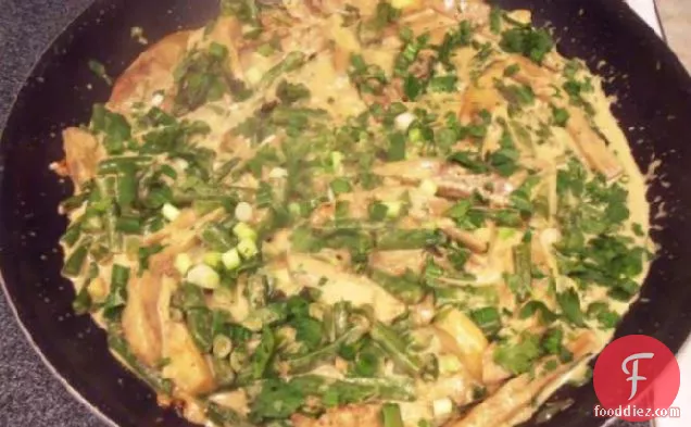 Spicy Eggplant and Green Bean Curry