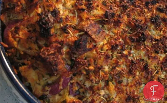 Eggplant (Aubergine) With Tahini Yogurt Dressing
