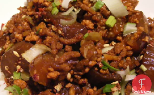 Chinese Take-Out Eggplant in Spicy Sauce