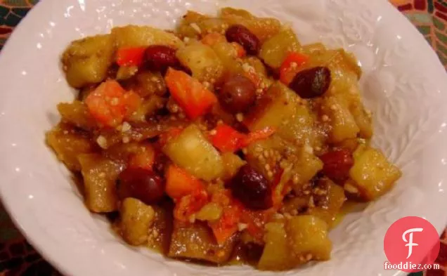 Aubergine or Eggplant Salad