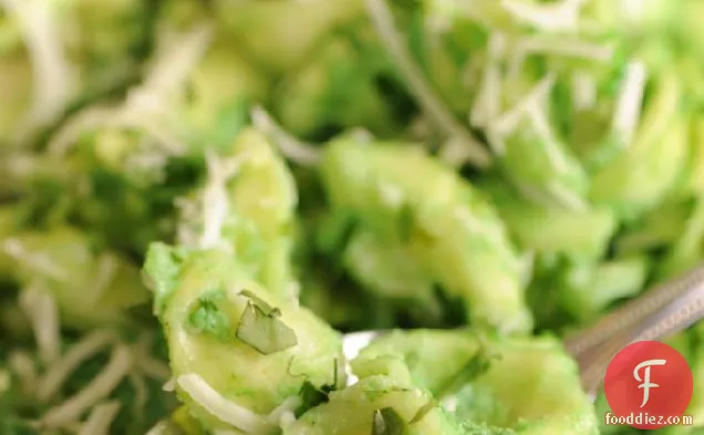 Mario Batali’s Broccoli Rabe Pesto (slightly Tweaked)