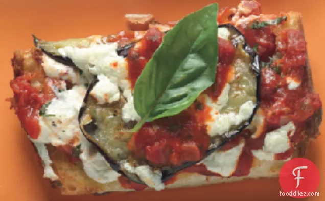 Eggplant Marinara Flatbread