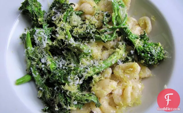 Homemade Pasta With Broccoli Rabe & Lemon Butter