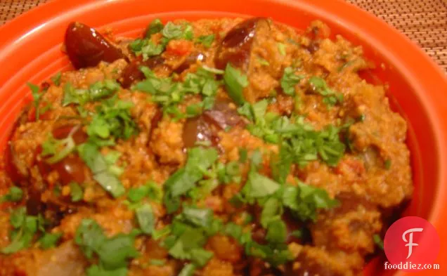 South Indian Eggplant (Aubergine) Curry