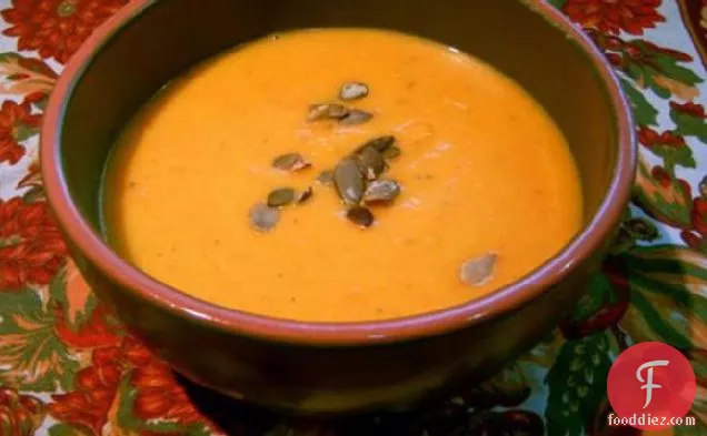 Fresh Pumpkin Soup by Kerry Simon